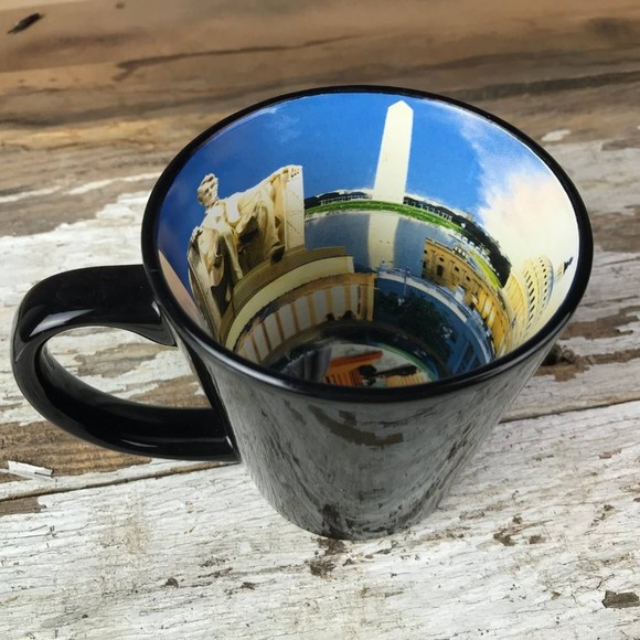 Inside Out Washington DC Ceramic Mug Black - Picture 5 of 8